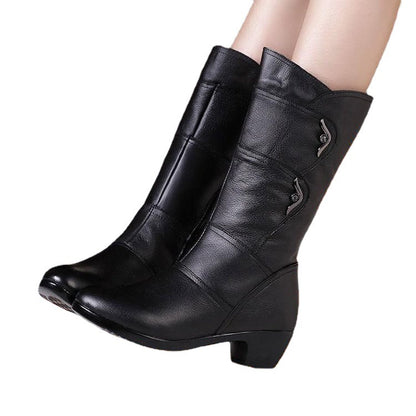 Maaike | Classic Mid-Calf Orthopedic Wedge Boots