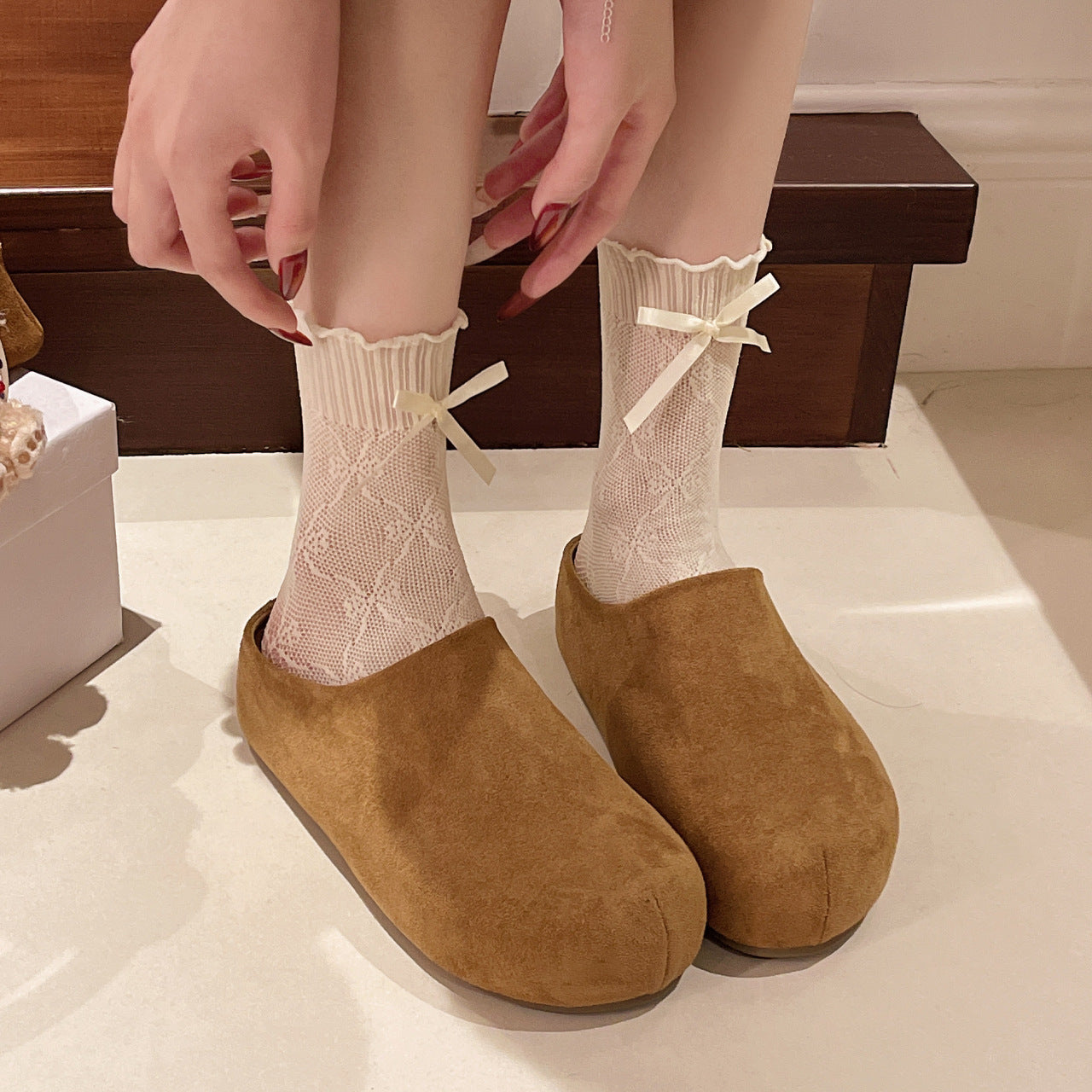 Orthopedic Balance | Cozy Suede Slip-On Mule Slippers