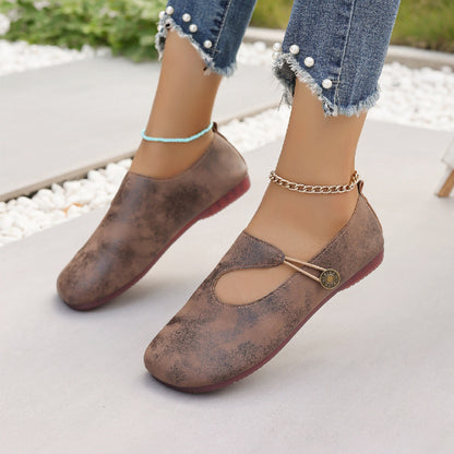 Orthopedic Balance Women’s Vintage Mary Jane Flats – Soft Comfort Everyday Walking Shoes