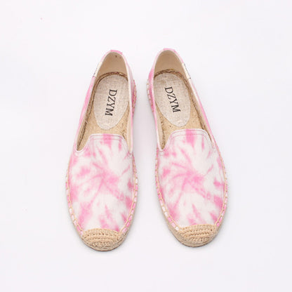 Orthopedic Balance Animal Print Espadrille Slip-On Flats