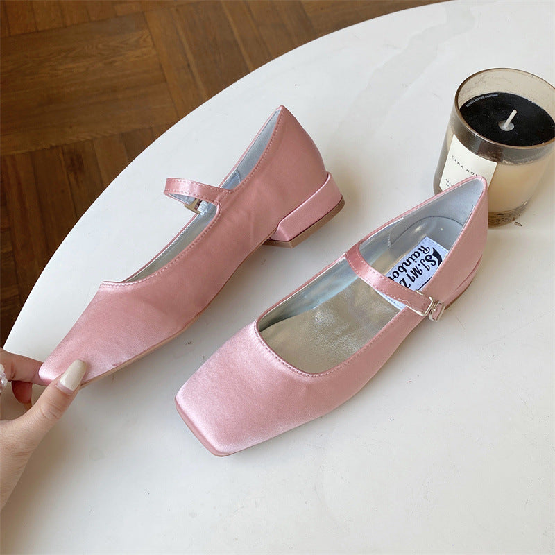Orthopedic Balance | Transparent Strap Pointed Toe Flats