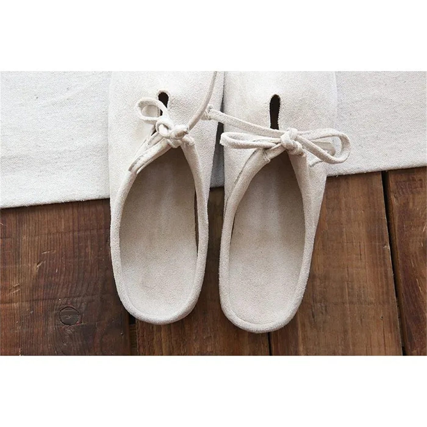 Orthopedic Balance Retro Velvet Loafer - Flat Half Slipper