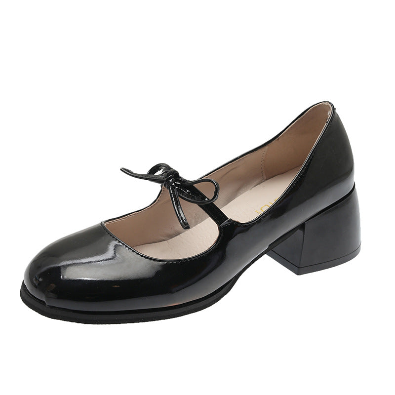 Orthopedic Balance Mary Jane Shoes - Vintage Bow Comfort