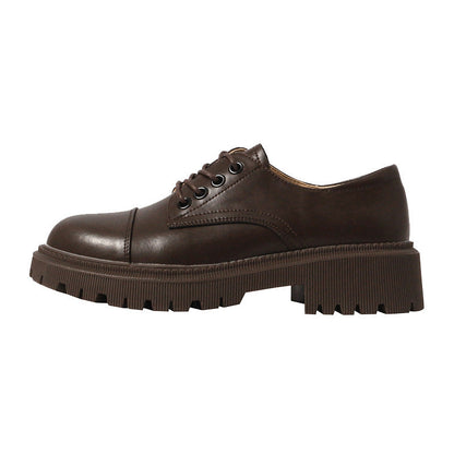 Orthopedic Balance Leather Platform Shoes - Supportive Heel
