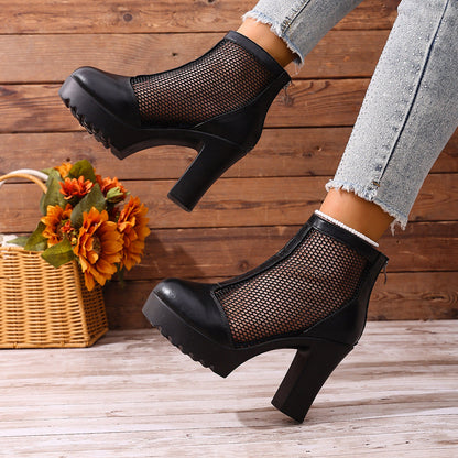 Orthopedic Balance Chunky Knit Heel Boots - Unique Style