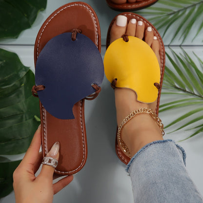Orthopedic Color-Block Comfort Sandals