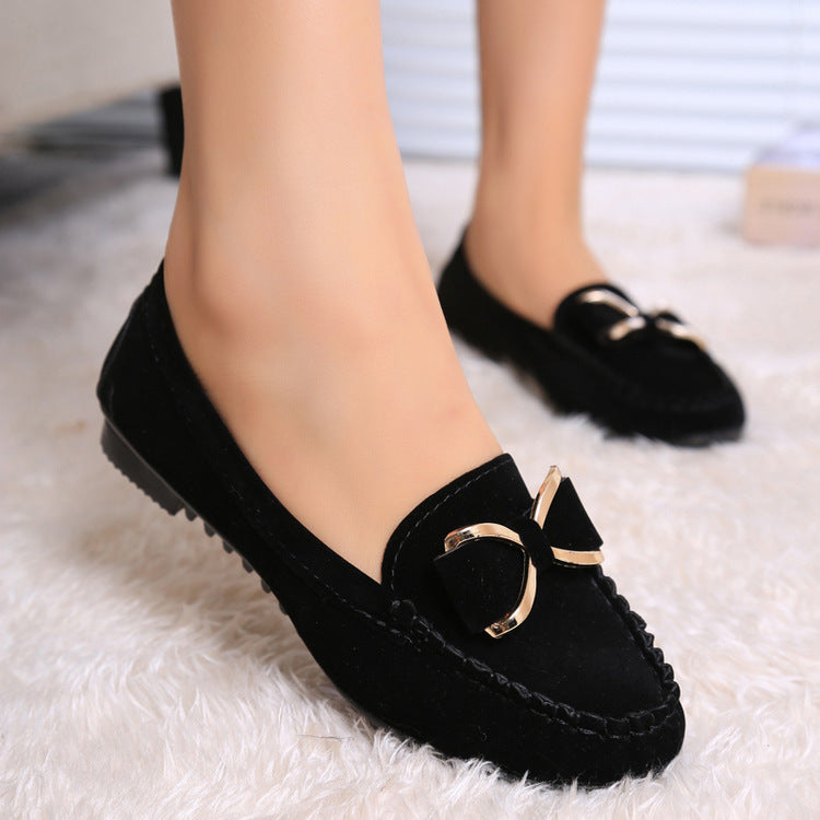 Orthopedic Balance Flat Shoes With Bow - Elegance And Comfort