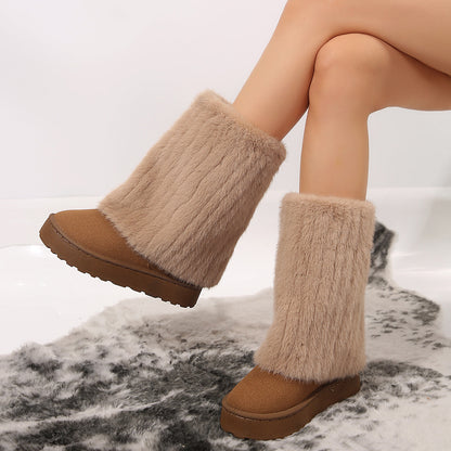 Ariana | Plush Tall Fur Winter Boots