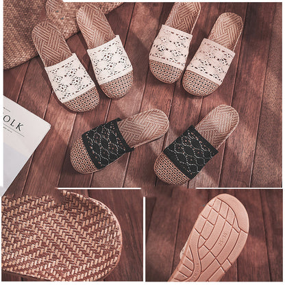 Yuliana | Women’s Orthopedic Woven Comfort Slide Slippers