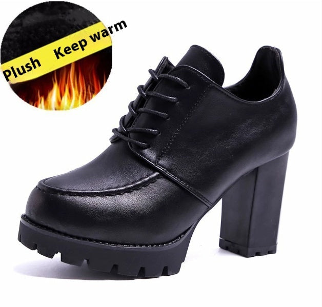 Orthopedic Balance Shoes With Unique Thick Heels And Platform