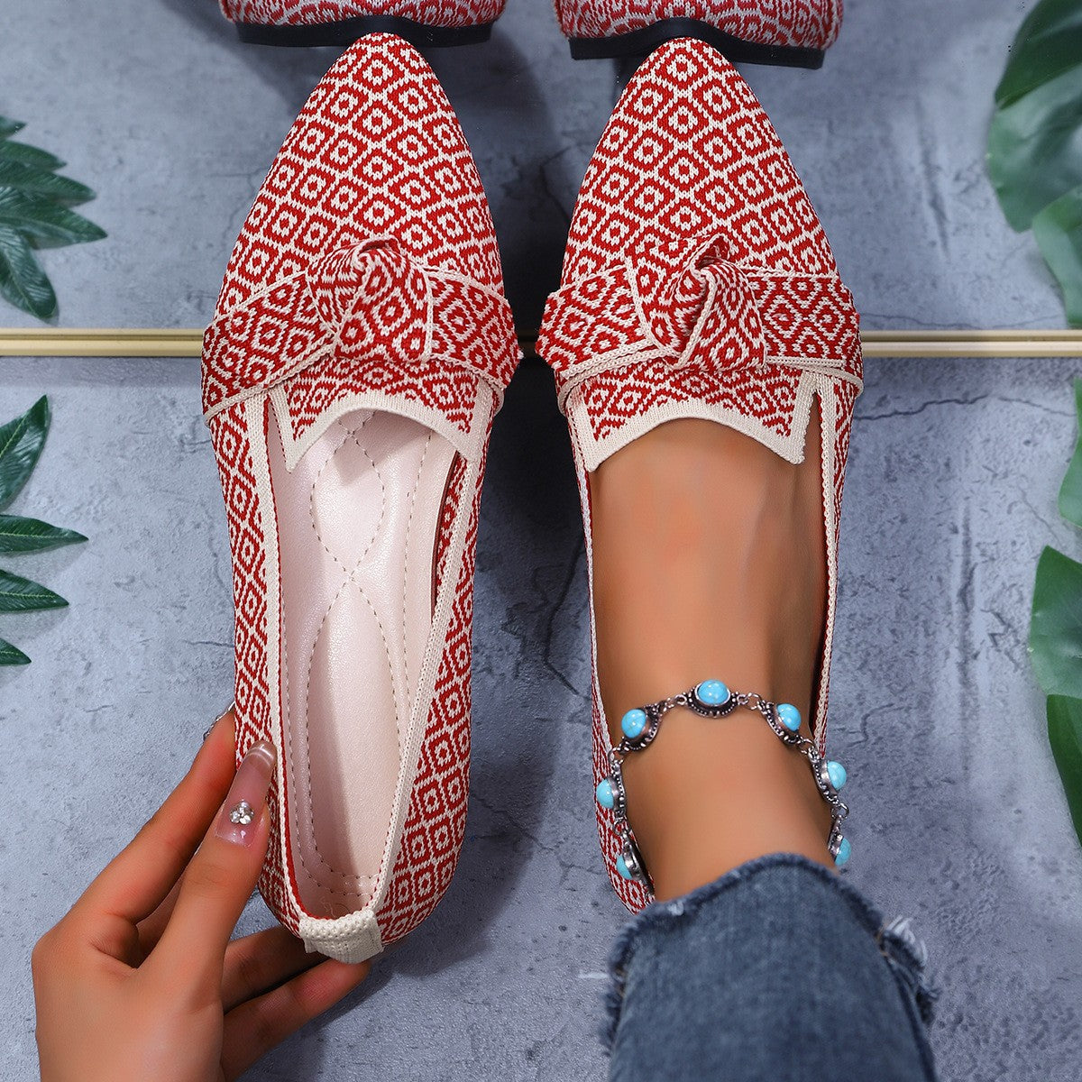 Orthopedic Balance Comfortable Non-Slip Knotted Loafers