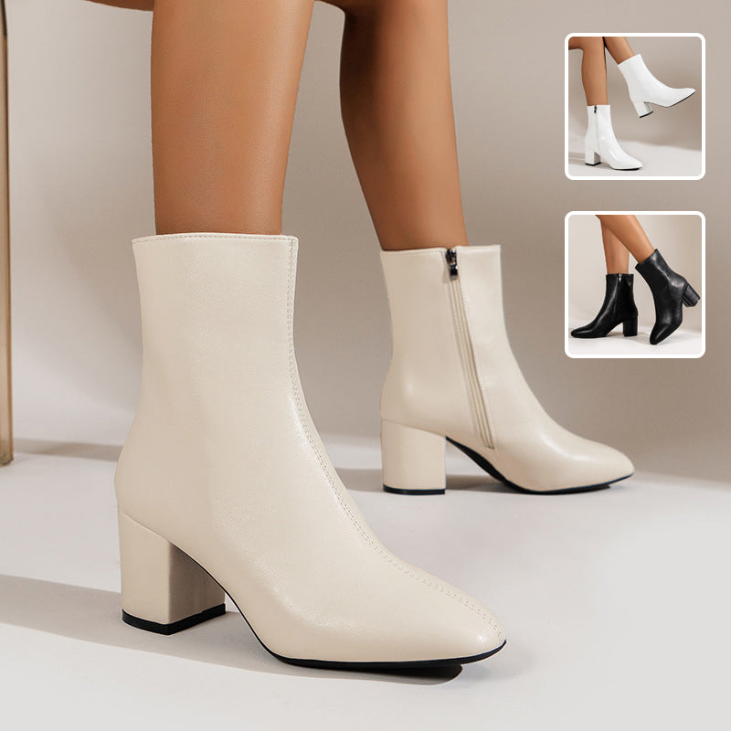 Mallory | Classic Block-Heel Ankle Boots