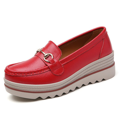 Orthopedic Balance Leather Slip-On Shoes - Oversized Comfort