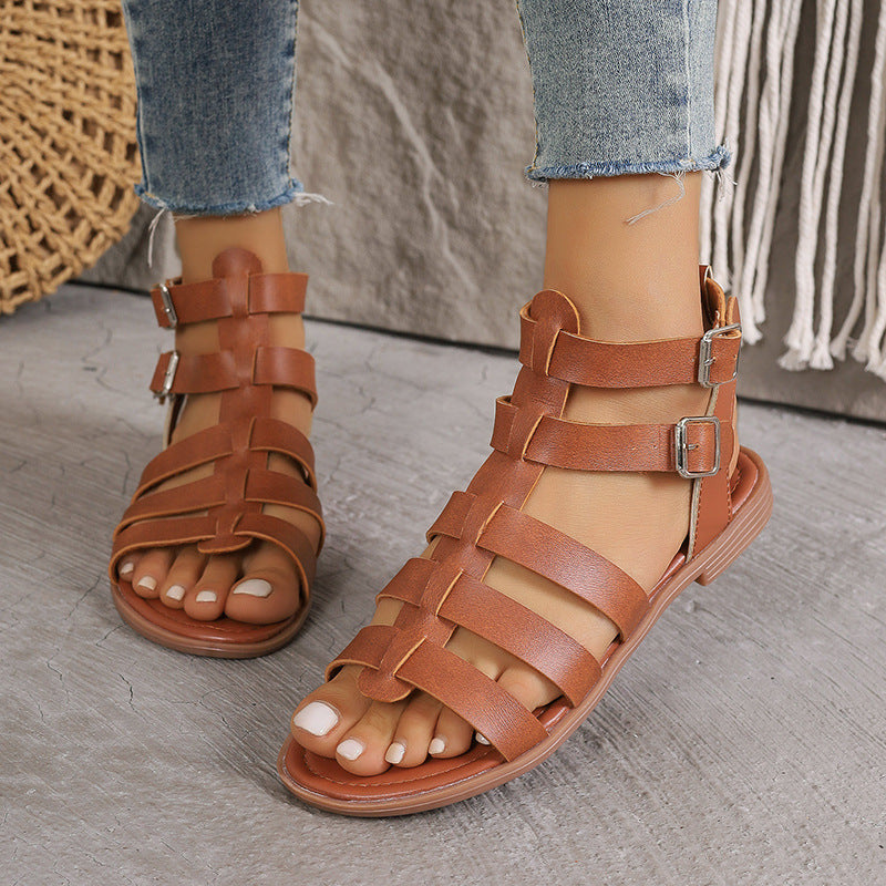 Orthopedic Balance Sandals - Thick Heel Non-Slip Comfort