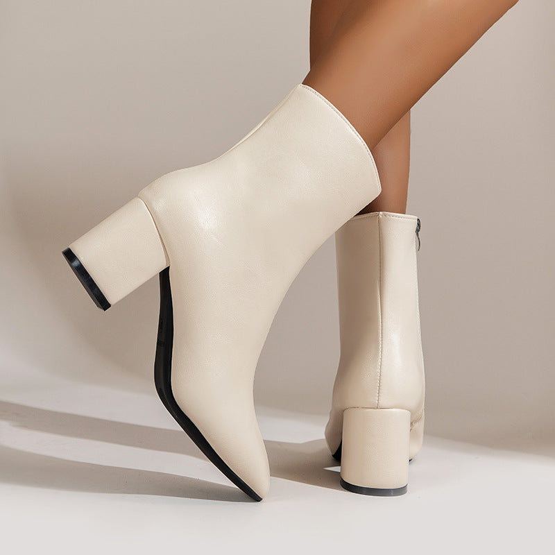 Mallory | Classic Block-Heel Ankle Boots