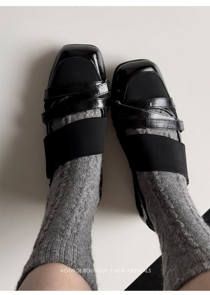 Baylisse | Women’s Orthopedic Retro Buckle Loafer Flats