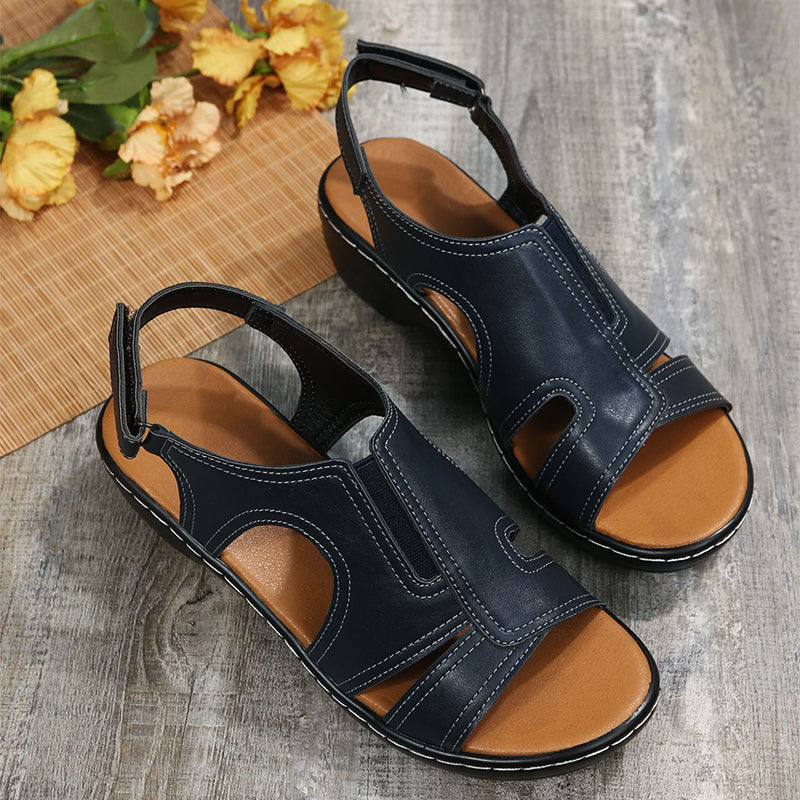 Orthopedic Balance Ankle Strap Sandals - Chunky Heel Comfort