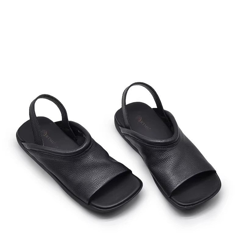 Orthopedic Balance Soft Leather Roman Sandals For A Unique Style