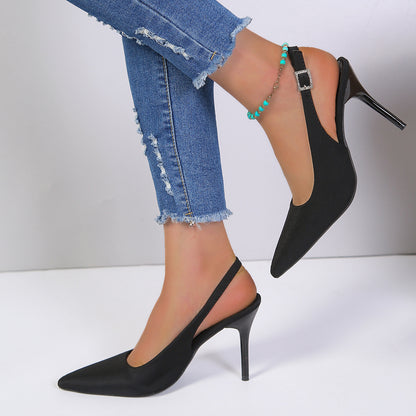 Andrea | Sleek Slingback Stiletto Heels with Pointed Toe