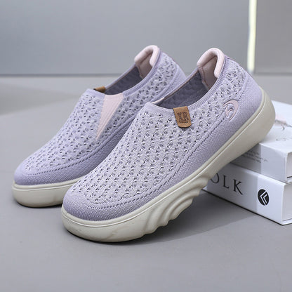 Orthopedic Cushion Slip-On Shoes – Lightweight Breathable Comfort Walking Sneakers