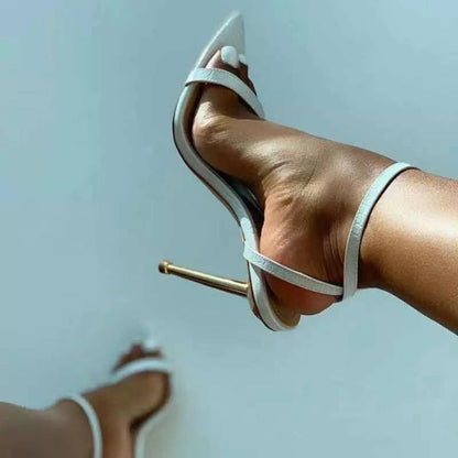 Orthopedic Balance Stiletto Sandals - Unique Summer Elegance