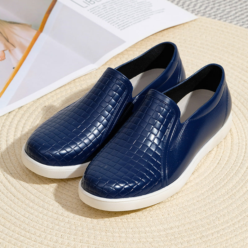 Orthopedic Balance | Perforated Leather Slip-On Comfort Shoes