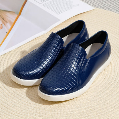 Orthopedic Balance | Perforated Leather Slip-On Comfort Shoes