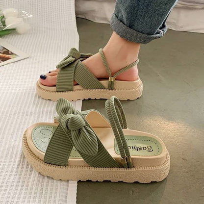 Orthopedic Balance Two-In-One Flat Sandals - Comfort And Style