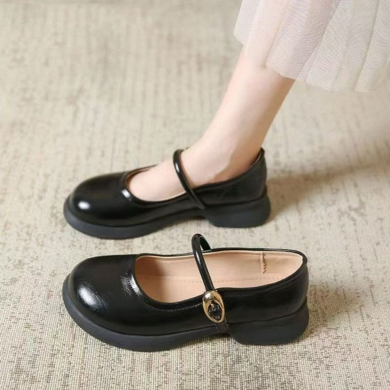 Jane | Classic  Comfort Flats with Adjustable Strap