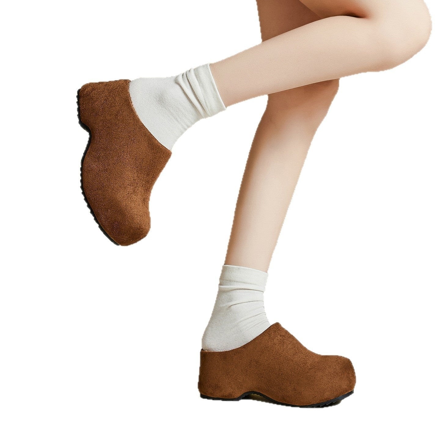 Orthopedic Balance Retro Chunky-Soled Mules - Unique And Comfortable