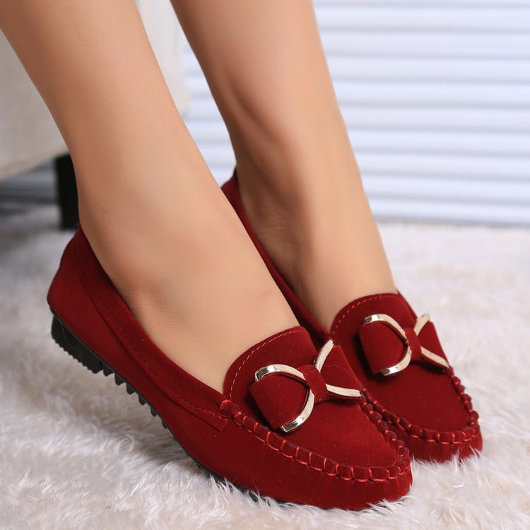 Orthopedic Balance Flat Shoes With Bow - Elegance And Comfort