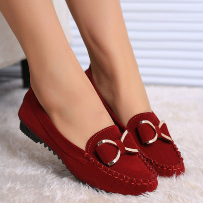 Orthopedic Balance Flat Shoes With Bow - Elegance And Comfort