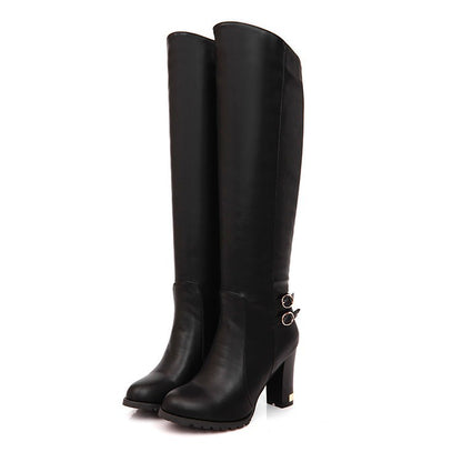 Miriam | Elegant Tall Block-Heel Orthopedic Knee-High Boots