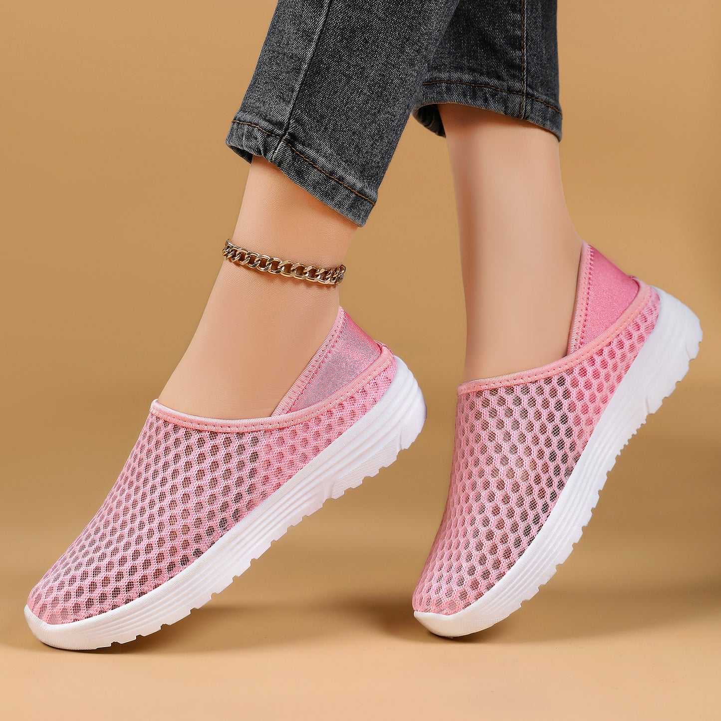 Orthopedic Balance | Breathable Mesh Slip-On Sneakers