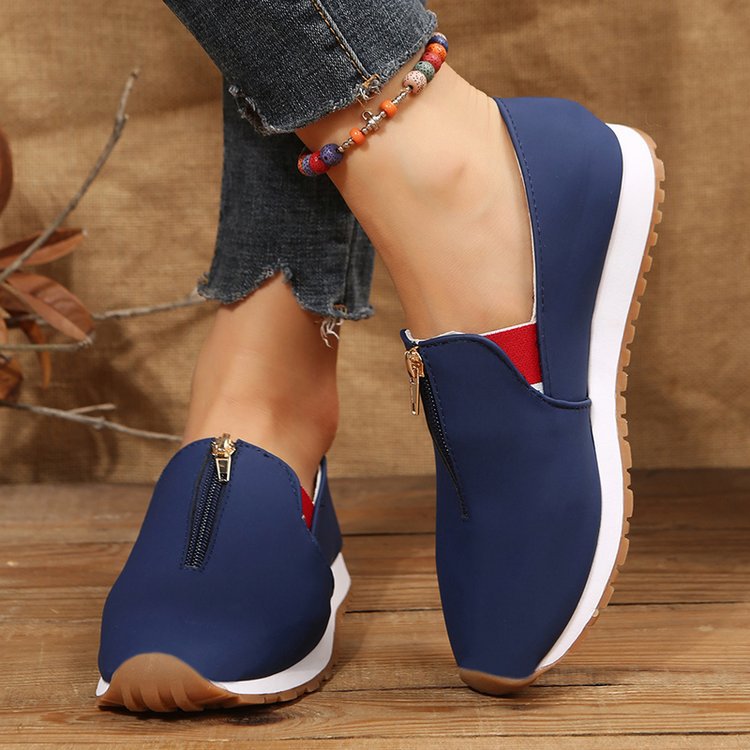 Orthopedic Balance Zip Loafers - Non Slip Comfort Shoes