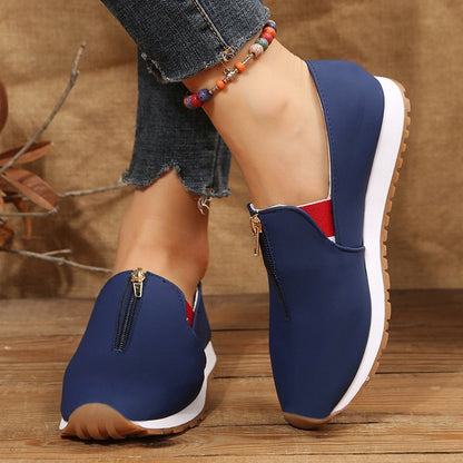 Orthopedic Balance Zip Loafers - Non Slip Comfort Shoes