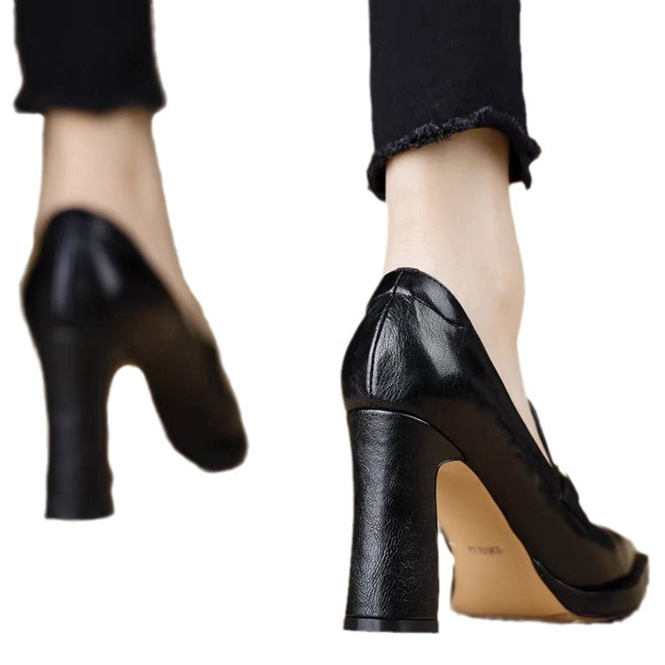 Orthopedic Balance Retro Chunky Heeled Professional Pumps