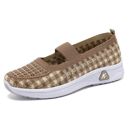 Orthopedic Slip-On Breathable Mesh Shoes – Lightweight Comfort Walking Sneakers