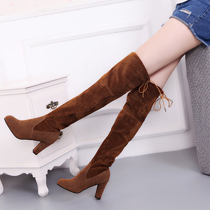 Cassy | High Heel Knee High Boots