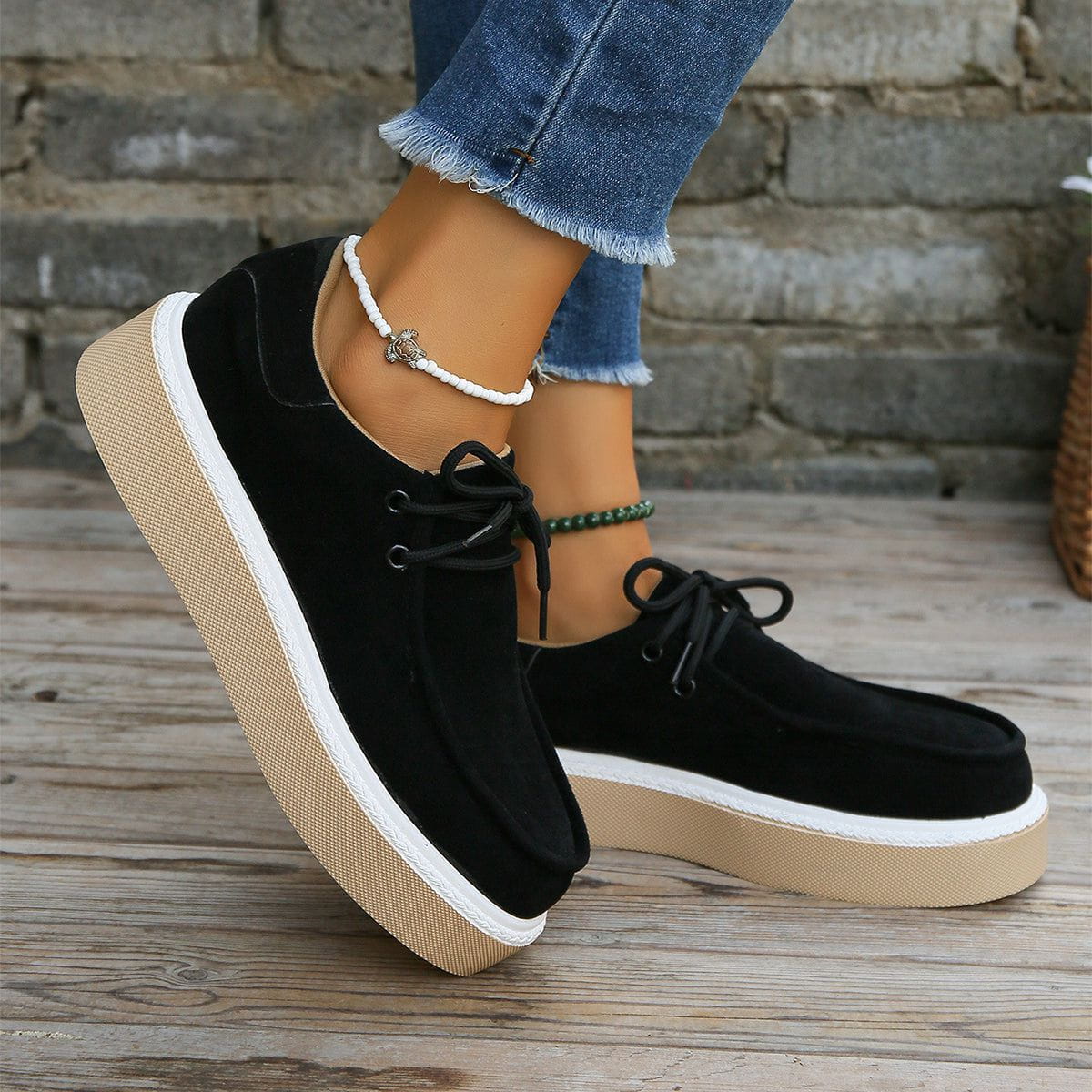 Genevieve | Women’s Orthopedic Suede Casual Platform Shoes