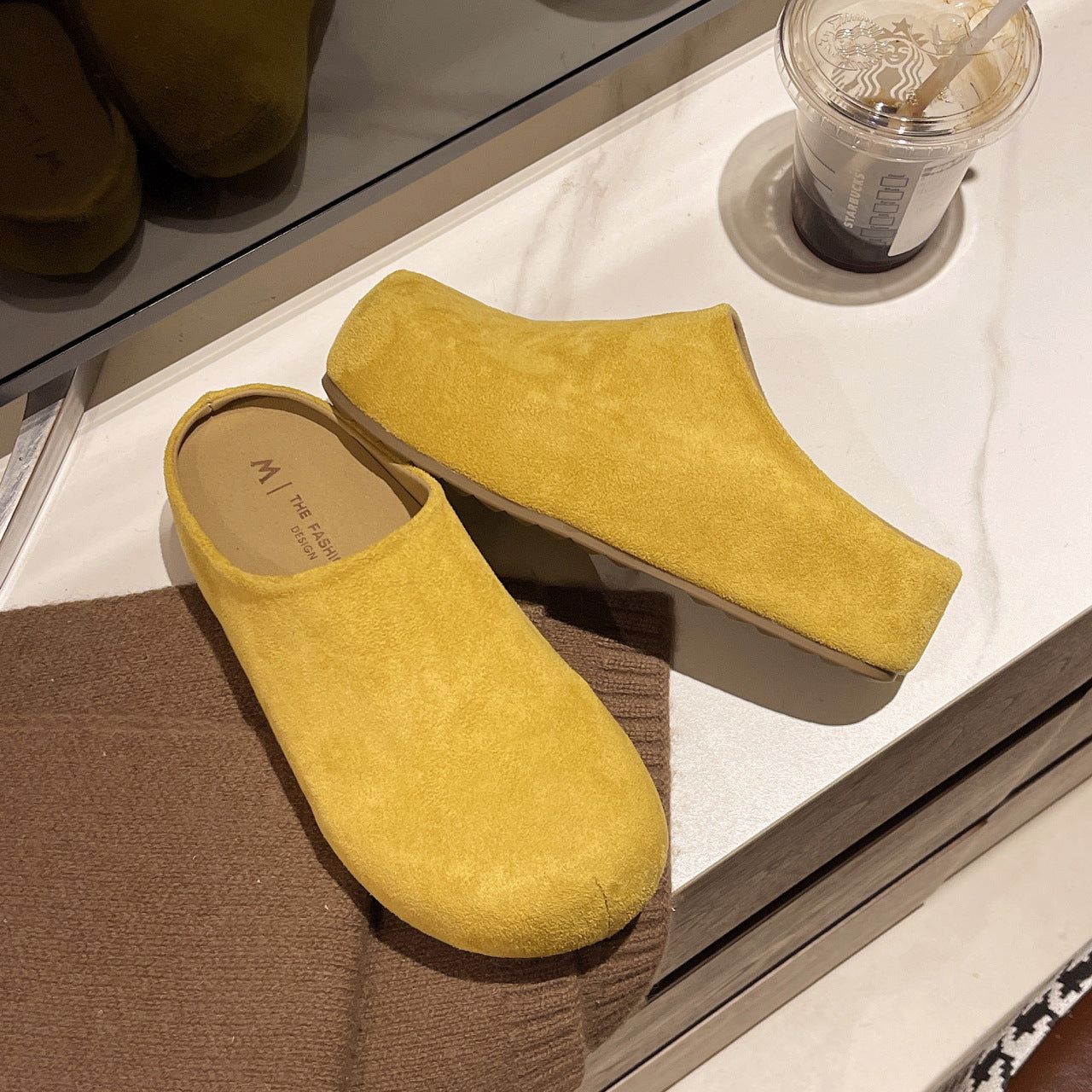 Orthopedic Balance | Cozy Suede Slip-On Mule Slippers