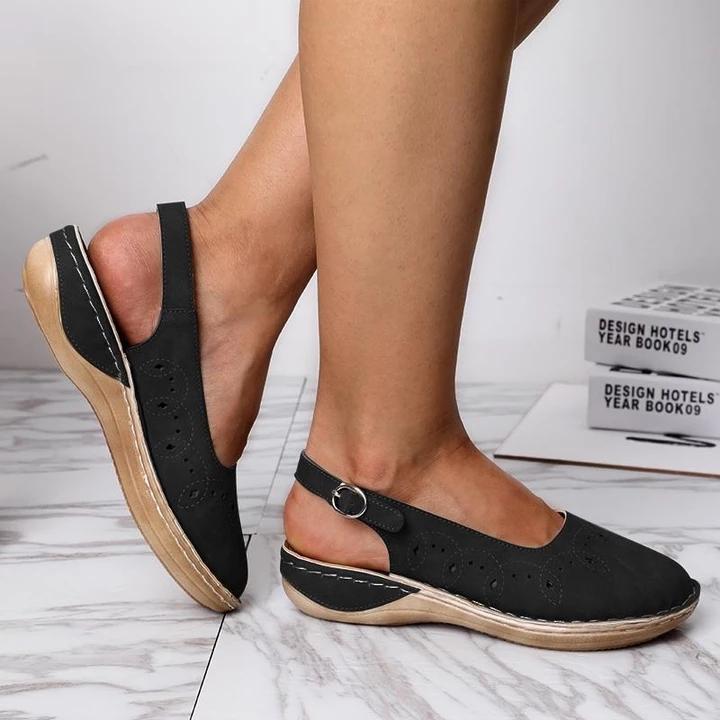 Arya | Orthopedic Slingback Loafers with Breathable Cutout Design