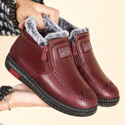 Amanda | Plush-Lined Winter Slip-Ons Boots