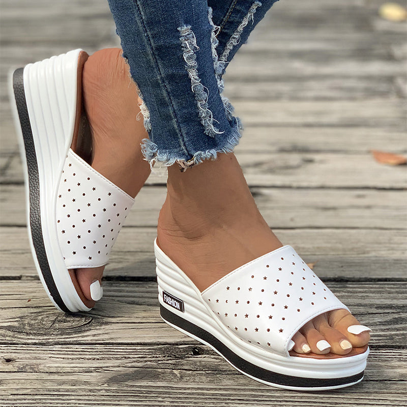 Orthopedic Balance Fish Mouth Heeled Sandals: Unique Summer Elegance