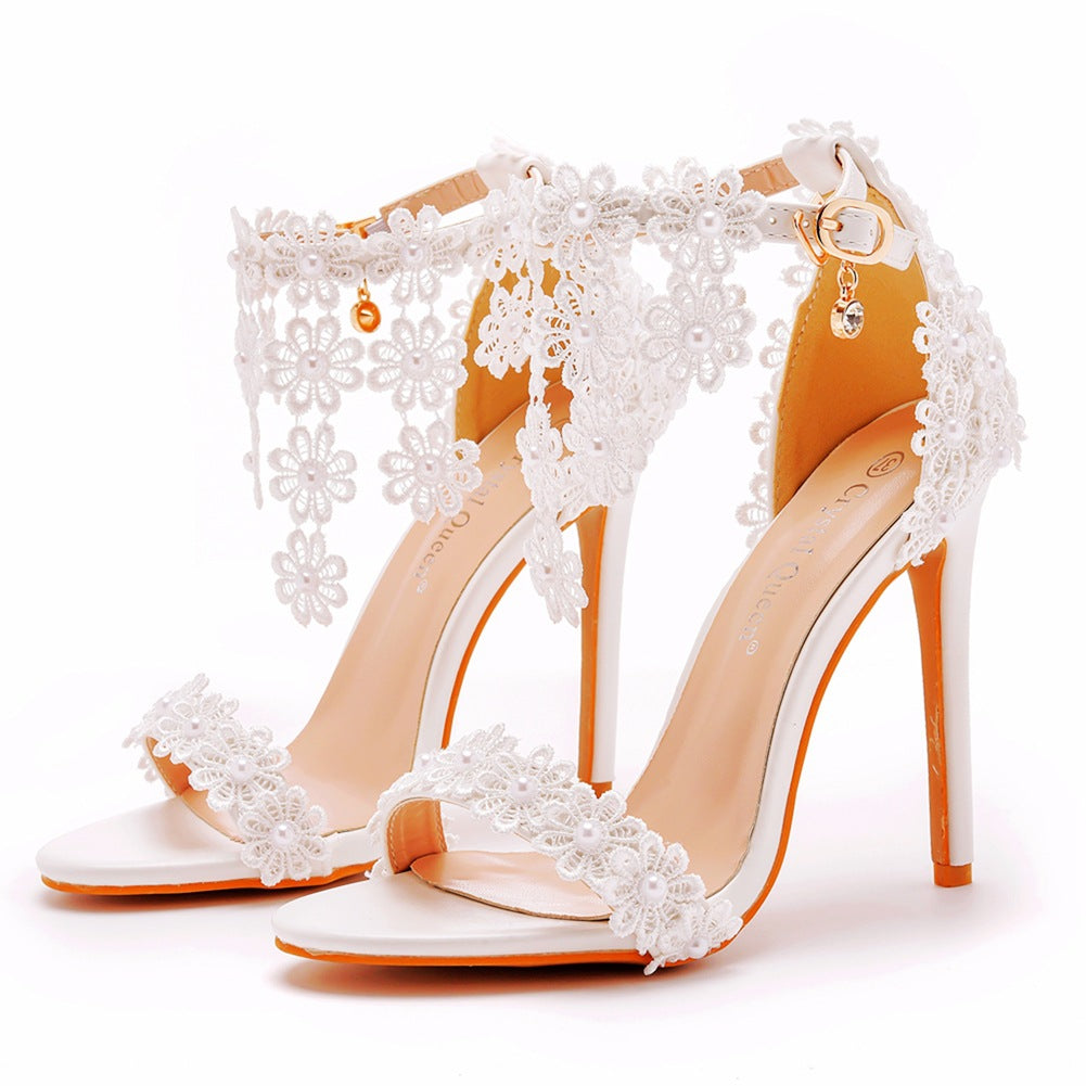 Orthopedic Balance Rhinestone High Heel Shoes