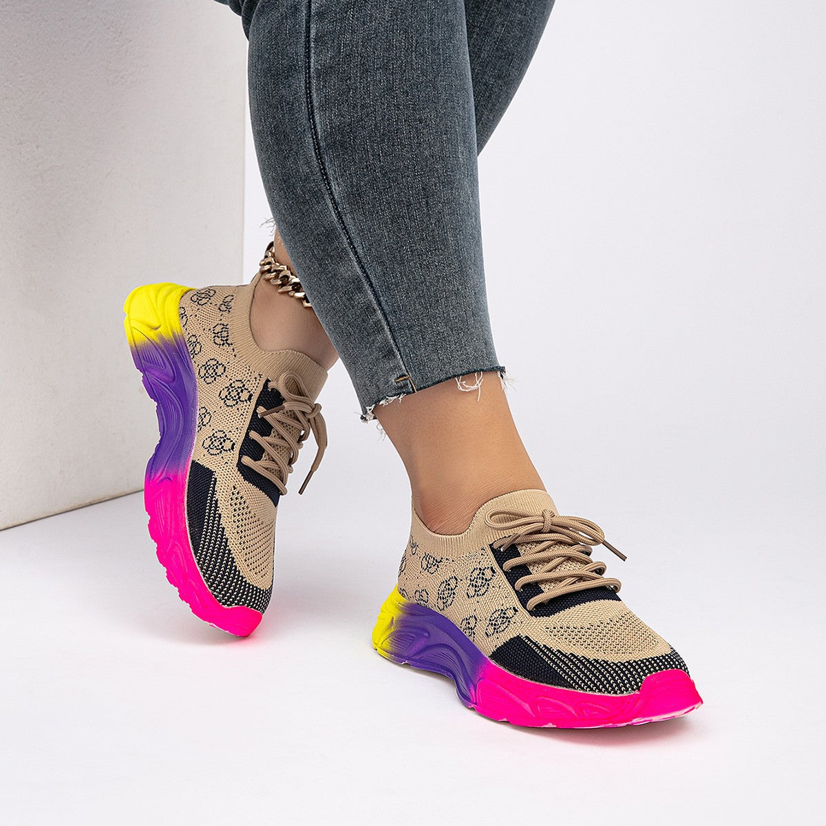Orthopedic Balance Rainbow Sole Athletic Shoes - Ergonomic Fit