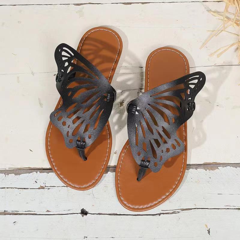 Orthopedic Balance Vintage Summer Sandals With Butterfly Wings - Unique And Lightweight