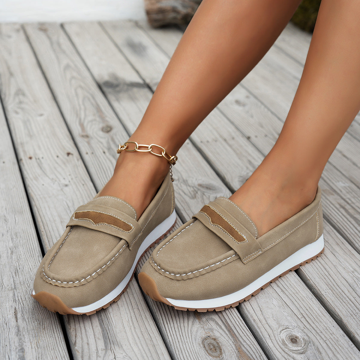 Orthopedic Balance Women's Platform Loafers - Ergonomic Support