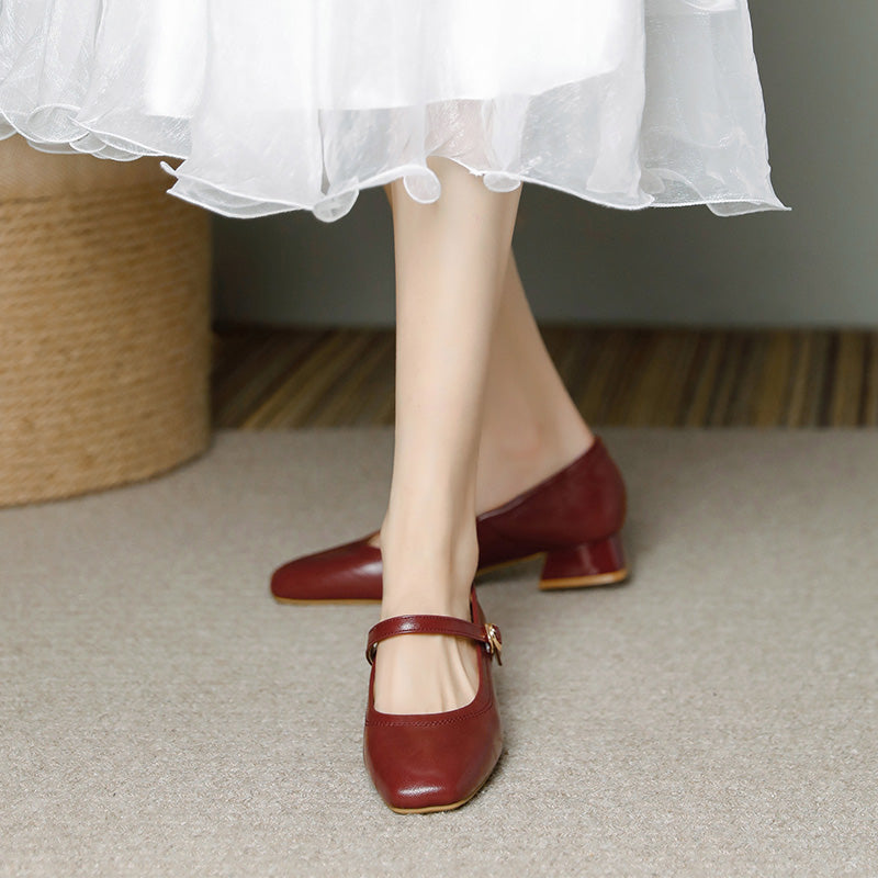 Orthopedic Balance Mary Jane Shoes - Wide Fit Comfort