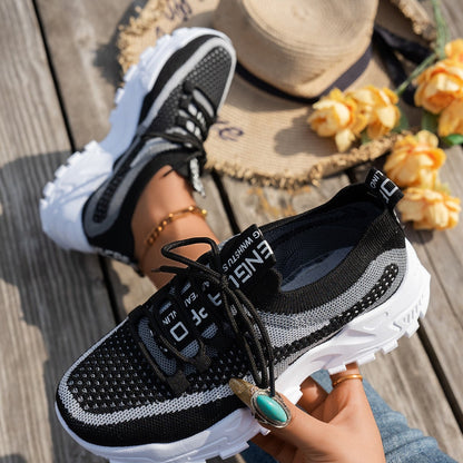 Orthopedic Balance Flyknit Mesh Sneakers - Unique Comfort And Style